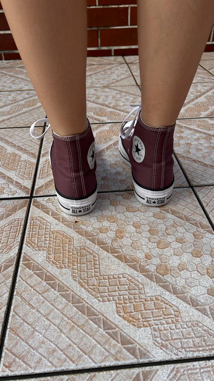 Tênis Converse Chuck Taylor All Star Lift Hi Seasonal Terra Mista